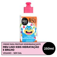 Creme de Pentear Meu Liso Kids  Desembaraçante Hidratação e Brilho Salon Line 300ml