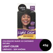 Coloração Salon Line Light Color Profissional 3.0 Castanho Escuro