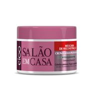 Máscara Capilar Eico Reconstrução Salão em Casa Cronograma Profissional 270g