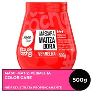 Máscara Capilar Matizadora Salon Line #todecacho Hidratação Vermelha 500g