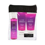 Kit Lowell Liso Mágico Shampoo + Condicionador + Fluido