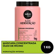 Máscara SOS Hidratação Óleo de Rícino Salon Line 1kg