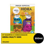 Kit Salon Line Shampoo + Condicionador Hidra Multy Kids 300ml