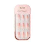 Unhas Postiças Autocolantes Kiss New York Press & Go Milk Tea