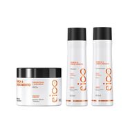 Kit Eico Shampoo + Condicionador + Máscara Força & Crescimento 300ml