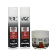 Kit Shampoo + Condicionador + Máscara Secrets Nocaute