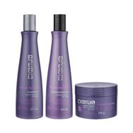 Kit Shampoo + Condicionador +Máscara C.Kamura Silver Violet Action