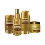 Kit Forever Liss  Banho de Verniz 4 Itens