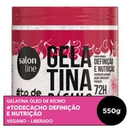 Gelatina Capilar Salon Line #todecacho Óleo de Rícino 550g