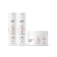 Kit Shampoo + Condicionador + Máscara Jacques Janine No More Frizz