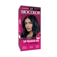 Coloração Biocolor Mini Kit Preto Azulado Incrível 2.0