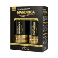 Kit Eico Tratamento Mandioca  Shampoo + Condicionador 450ml