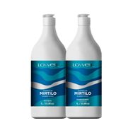 Kit Lowell Shampoo+ Condicionador Extrato de Mirtilo 1 Litro