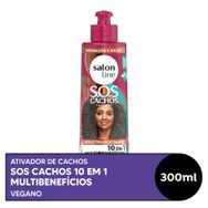 Ativador de Cachos Salon Line SOS Cachos 10 em 1 Multibenefícios 300ml