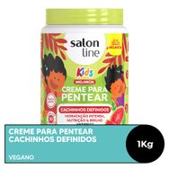 Creme para Pentear Salon Line Kids Cachinhos Definidos Melancia 1000g