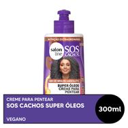 Creme para Pentear Capilar Salon Line SOS Cachos Super Óleos 300ml