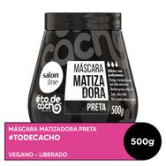 Máscara Matizadora Salon Line #todecacho Preta 500g