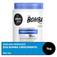 Máscara de Hidratação SOS Bomba Original Salon Line 1kg