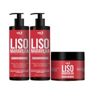 Kit Widi Care Liso Maravilha Shampoo + Condicionador + Máscara