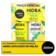 Kit Salon Line Shampoo + Condicionador Hidra Explosão de Melão