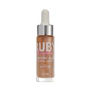 Glitter Líquido Ruby Kisses Electric Glaze Blush Gold
