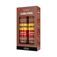 Kit Eico Cura Fios Shampoo 800ml + Condicionador 750ml