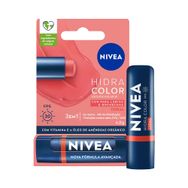 Hidratante Labial Nivea Hidra Color Coral FPS30