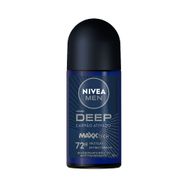 Desodorante Antitranspirante Nivea Men Roll-on Deep MaxxTech Carvão Ativado 50ml