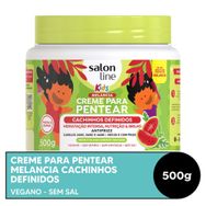 Creme para Pentear Cachinhos Definidos Kids Melancia Salon Line  500g