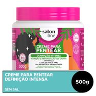 Creme Para Pentear Salon Line Definição Intensa 500g