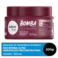 Máscara SOS Bomba Ultra Hidratação Reconstrutora Salon Line 300g