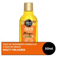 Óleo Reparador Cachos dos Sonhos Multy Milagres Antiporosidade Salon Line 50ml