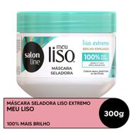 Máscara de Hidratante Meu Liso Extremo Brilho Espelhado Salon Line 300g
