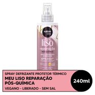 Spray Defrizante Meu Liso Reparação Pós-Química Protetor Térmico Salon Line 240ml