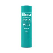 Protetor Solar Labial Ricca Menta FPS30