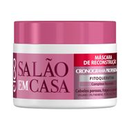 Máscara Capilar Eico Reconstrução Salão em Casa Cronograma Profissional 270g