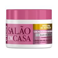 Máscara Capilar Eico Nutrição Salão em Casa Cronograma Profissional 270g