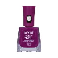 Esmalte Risqué Diamond Gel Divas no Poder Puro Luxo
