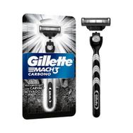 Aparelho de Barbear Gillette Mach3 Carbono Up