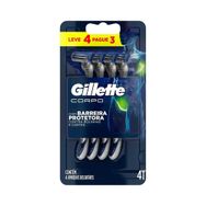 Aparelho de Barbear Gillette Corpo Leve 4 Pague 3