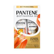 Kit Pantene Shampoo + Condicionador Biotinamina B3