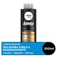 Condicionador Salon Line SOS Bomba Força e Engrossamento 300ml