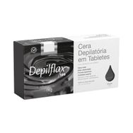 Cera Epilatória Depilflax Tablete Negra 1kg