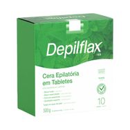 Cera Epilatória Depilflax Tablete Hortelã 500g