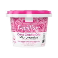 Cera Epilatória Depilflax Microondas Rosa 200g
