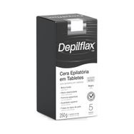Cera Epilatória Depilflax Tablete Negra 250g