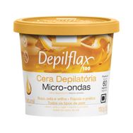 Cera Epilatória Depilflax Microondas Natural 100g