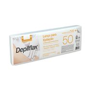Lenço Depilflax de Falso Tecido para Depilação 50 Unidades