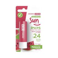 Protetor Solar Labial Dermachem Sun Fruits 24 FPS Melancia