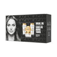 Kit Lacan Shampoo + Condicionador + Máscara Argan Oil 300ml